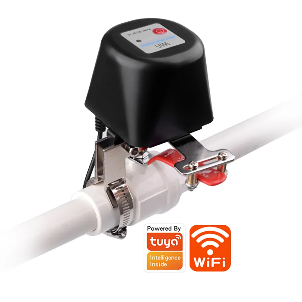 Tuya WiFi Smart Water Valve Gas Valve Timing Control Garden Smart Faucet for Water Support Alexa Google Assistant Smartlife APP