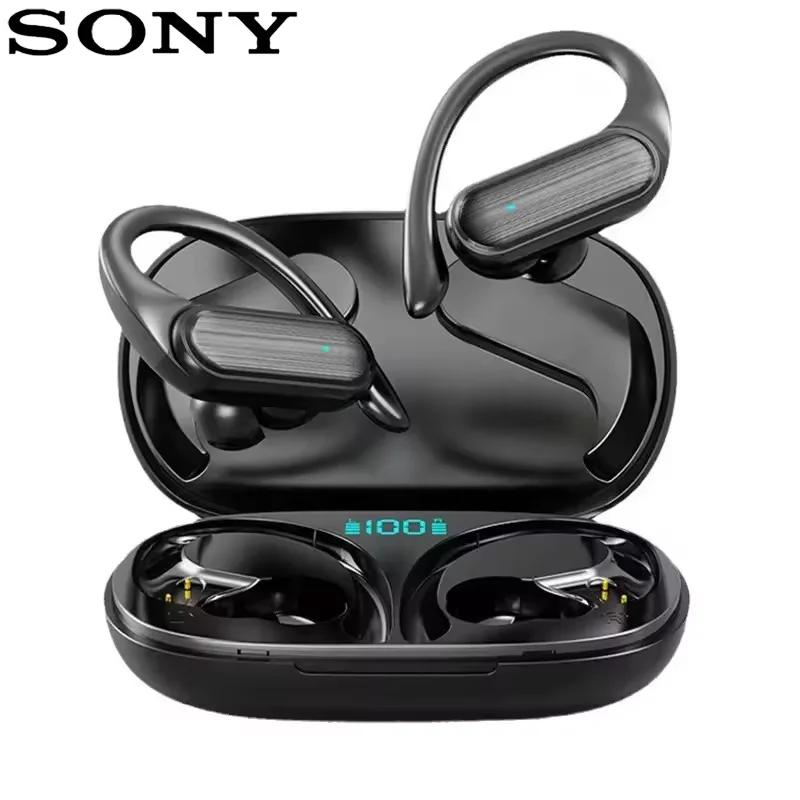 Sony HD Bluetooth headphones Ear Hook Headset Cable HIFI Wireless Upgrade Cable With Charging Case NEW Bluetooth 5.4