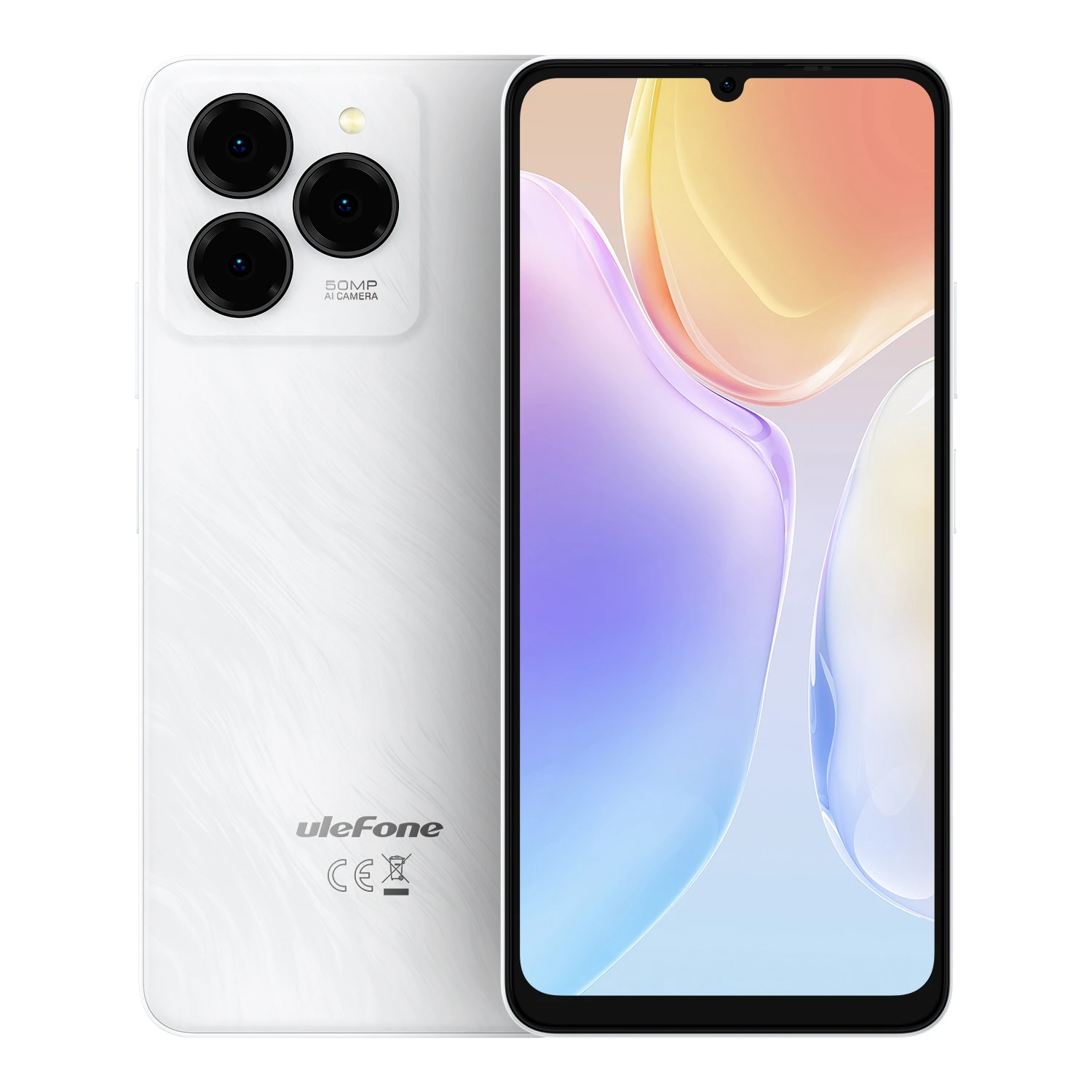 Ulefone Note 20 Pro Smartphone 4GB+256GB 6.75” Android 14 Unisoc T606 Octa Core 6000mAh 50MP Main Cameras 4G Cellphone