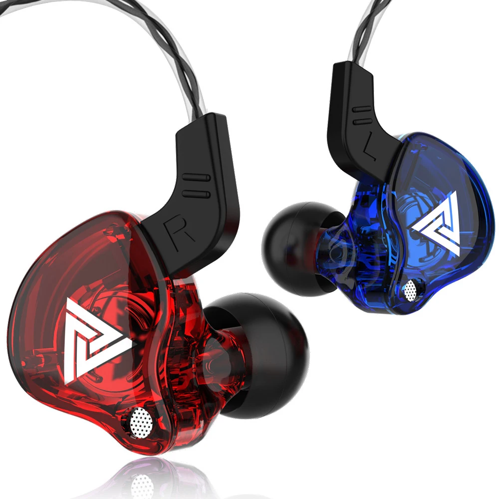 1Pcs QKZ AK6 Copper Driver ​Fashion Original  HiFi Wired Earphone Sport Running Headphones Bass Stereo Headset Music Earbuds
