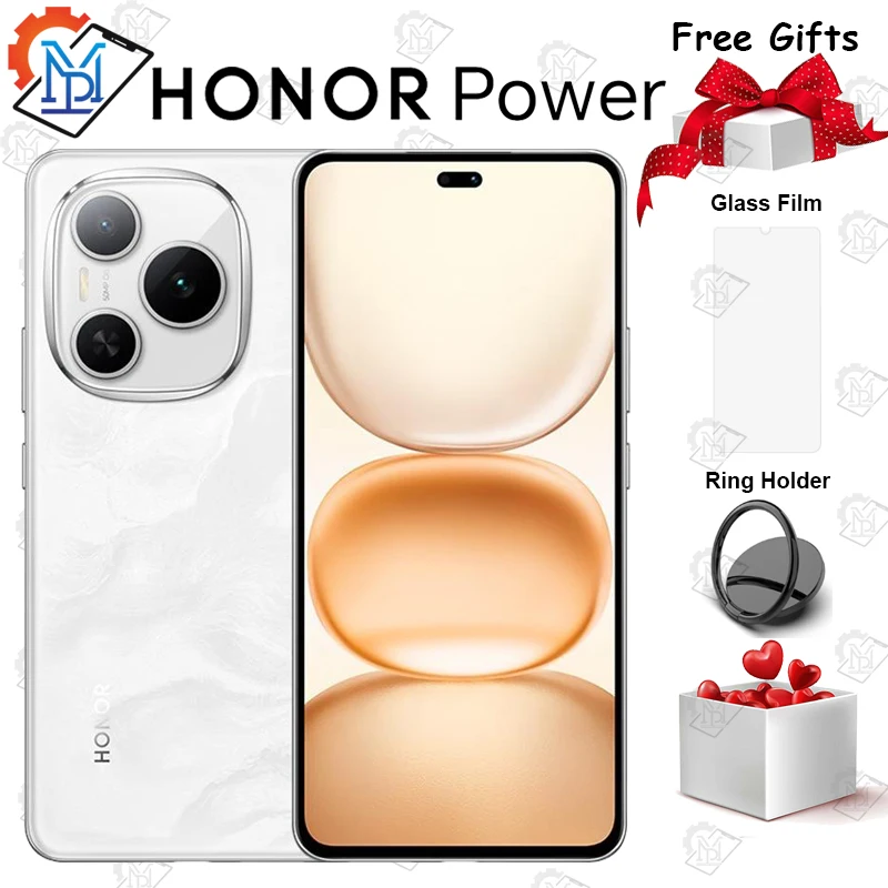 2025 New Original Honor Power 5G Mobile Phone 6.78 Inches Screen Android 15 Snapdragon 7 Gen 3 Battery 8000mAh GMS Smartphone