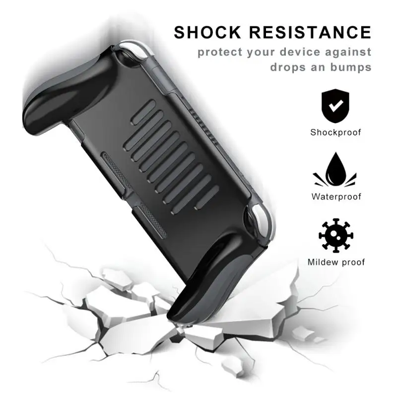 Protective Case For Nintendo Switch Lite Anti-Slip Shockproof Hard Protective Cover With Hand Grip For Nintendo Switch Lite