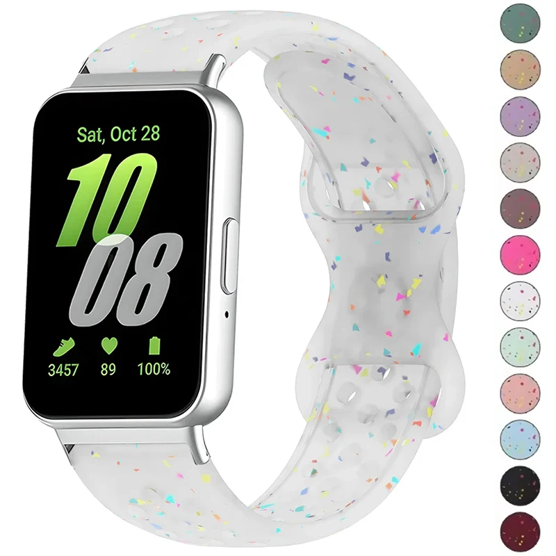 Silicone Strap For Samsung Galaxy Fit 3 Bracelet Sports Replacement Wristband For Samsung Galaxy Fit 3 Band Accessories