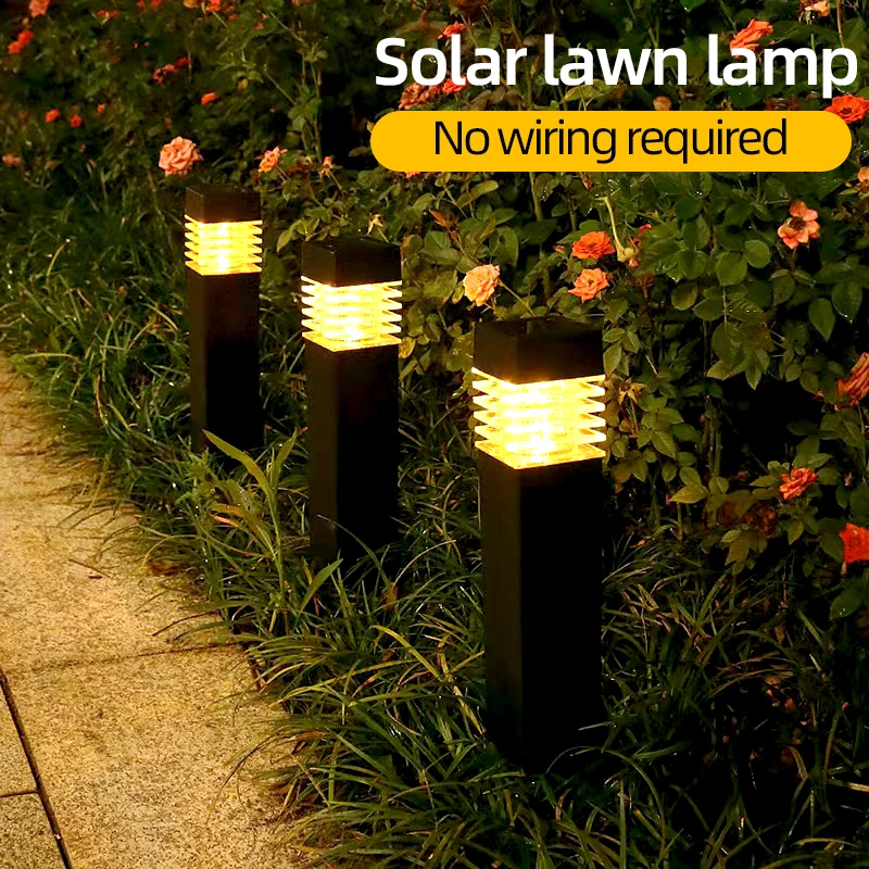 Solar Outdoor Pathway Lights Upgraded Bright LED Garden Lighting for Patio Driveway Walkways & Landscaping Decor Waterproof Lamp
