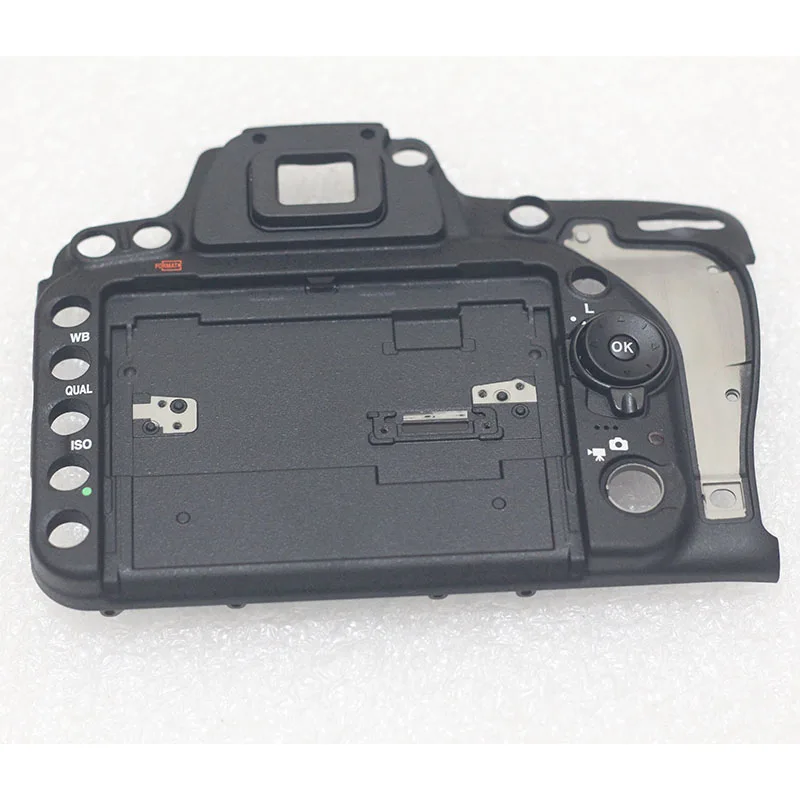 Rear back cover without bottons without rubber repair parts for Nikon D750 SLR