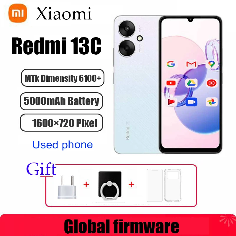 xiaomi Redmi 13C 5G smartphone Dimensity 6100+ 6.74