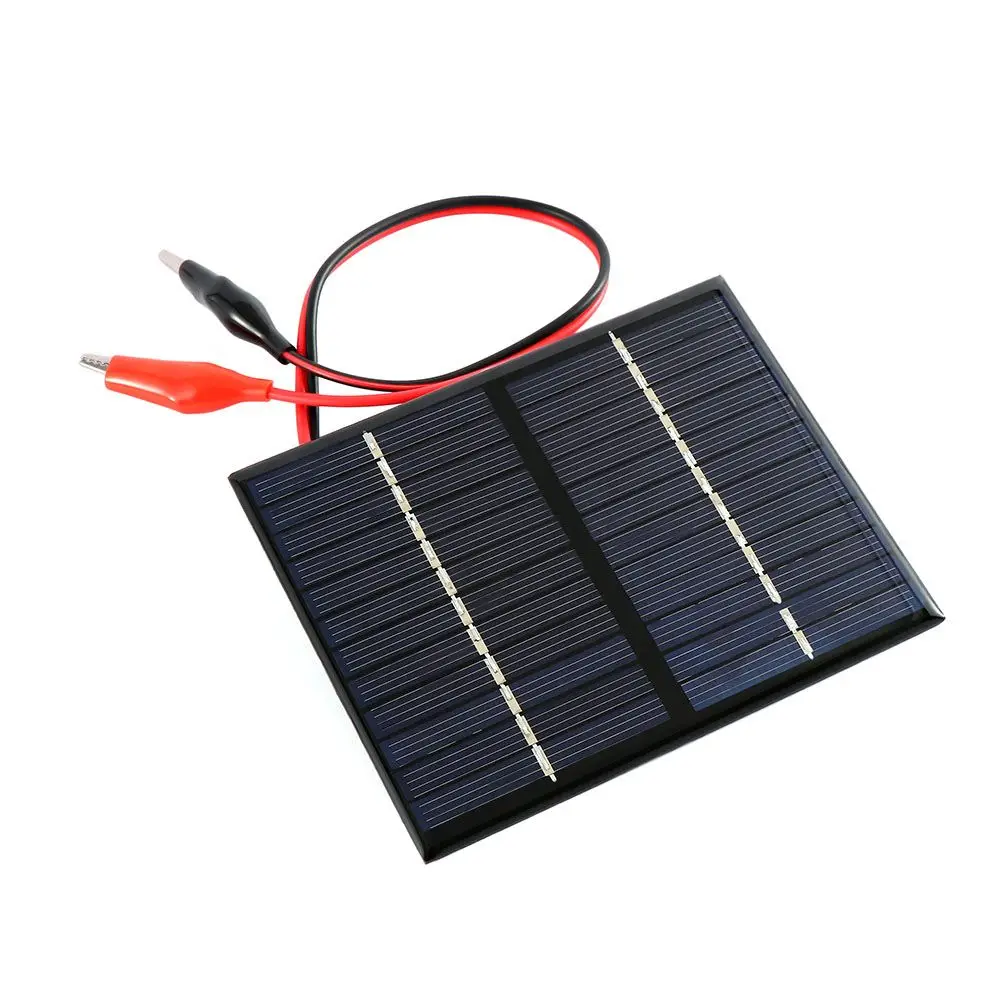 1.5W with Clip Flexible Modules Battery Panels Charger Solar Panel