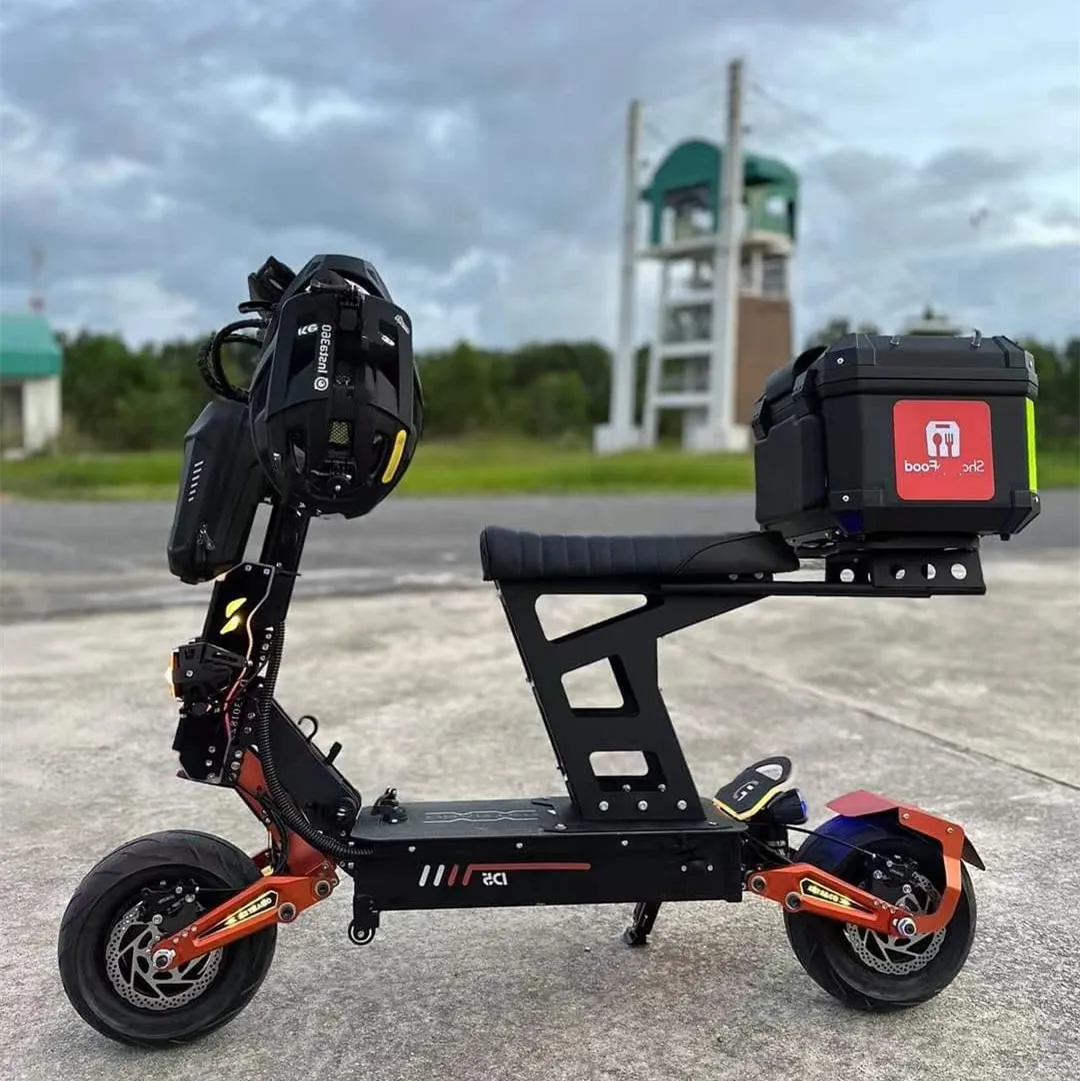 Electric Scooter Seat With Basket Box Delivery Box for D5 Electric Scooter