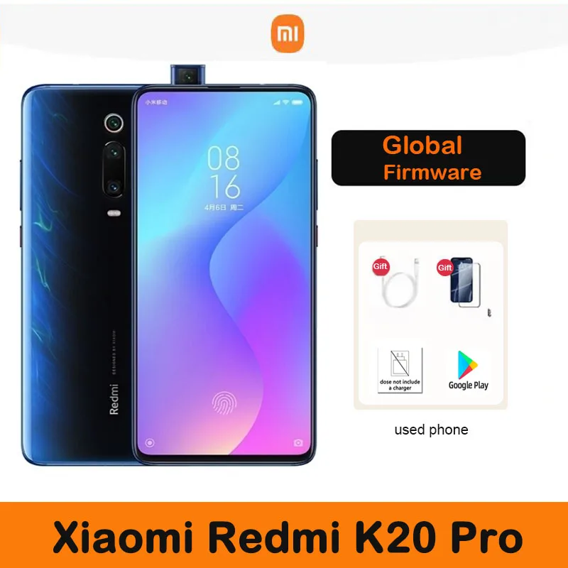 Xiaomi Redmi K20 Pro Smartphone 6GB RAM 128GB Global firmware  Snapdragon 855 48 MP+ 20 MP used phone