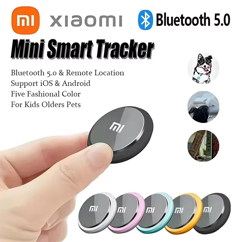 Xiaomi Mini Gps Tracker System FindMy App Air Tag Smart Bluetooth Locator Child Finder Bag Anti-Loss Pet Collar with Tracker NEW
