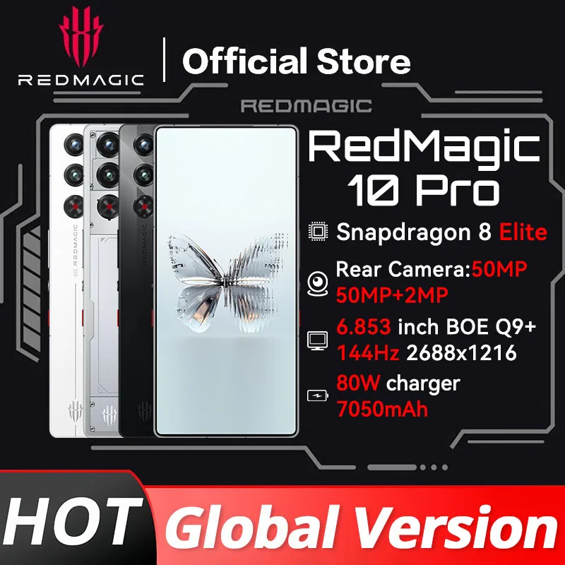 Gaming Smartphone Global Version RedMagic 10 Pro 5G   6.853