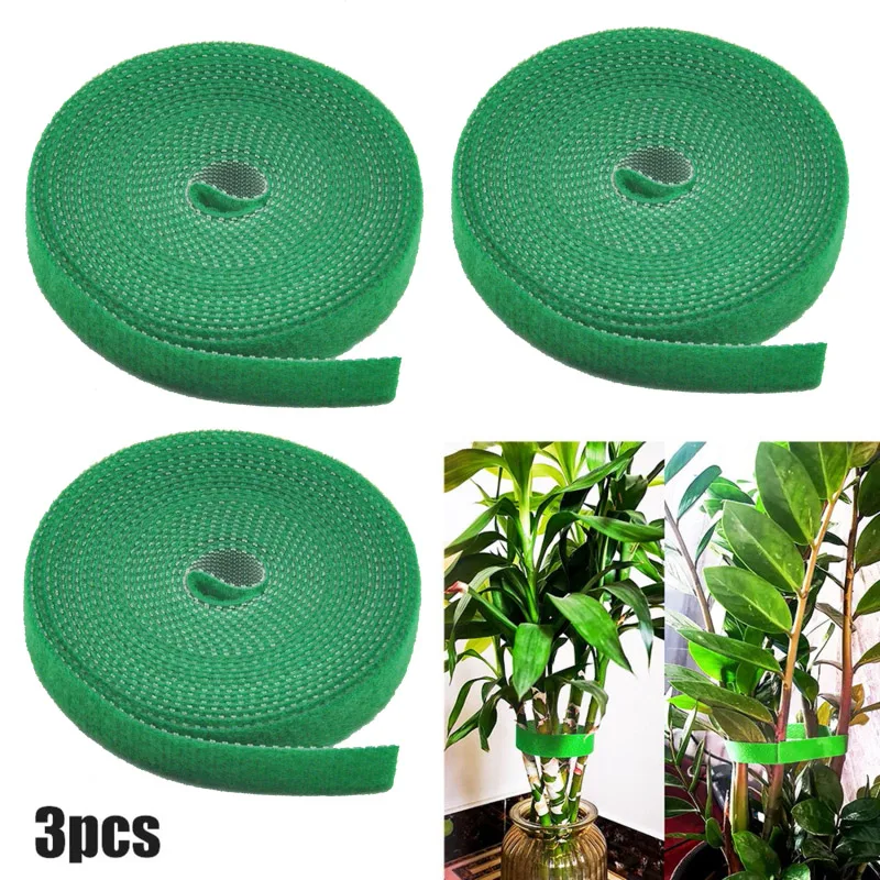 Plant Bandage Hook Tie Adjustable Plant Support Reusable Fastener Tape For Home Garden Accessories