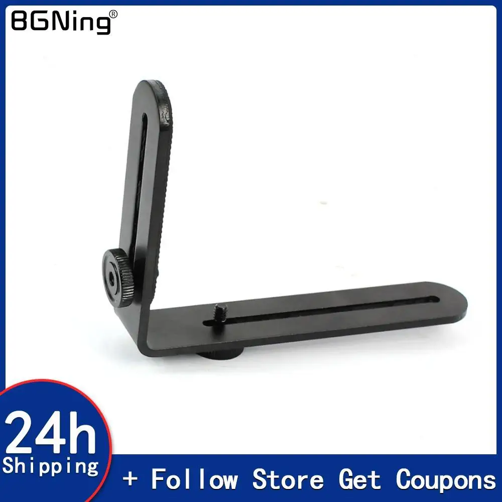 L-Shape Camera Flash Light Bracket 1/4