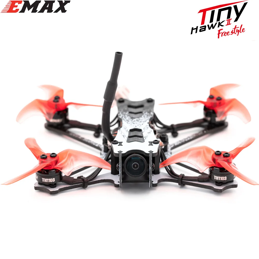 EMAX Tinyhawk II Freestyle 2.5inch 115mm F4 5A ESC FPV Racing RC Drone BNF Version Frsky Compatible Upgrade FPV Drone