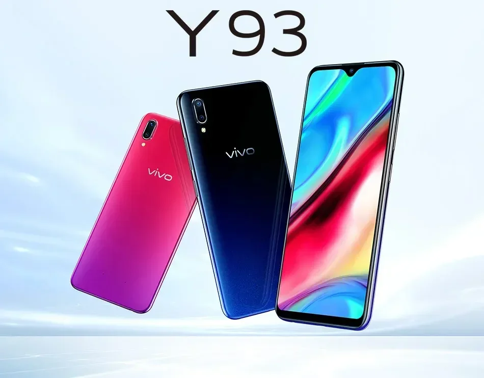 Original VIVO Y93 Smartphone Octa core Android 8.1 4GB 64GB 6.2” Camera 13MP+2.0MP Face ID cellphone Dual SIM 4G Smart phone