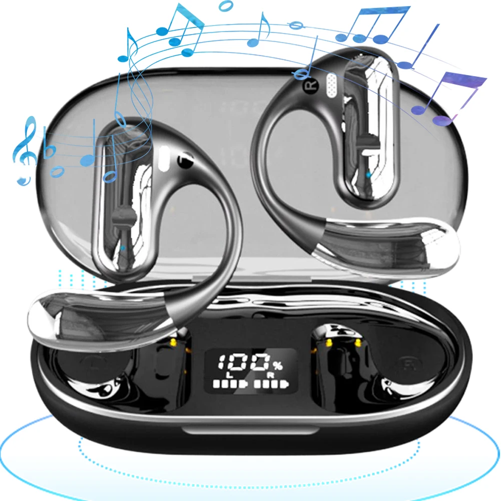 144 Languages AI Translator Earbuds Bluetooth-Compatible 5.3 Real-Time Translation Earphones Waterproof for Travel and Business