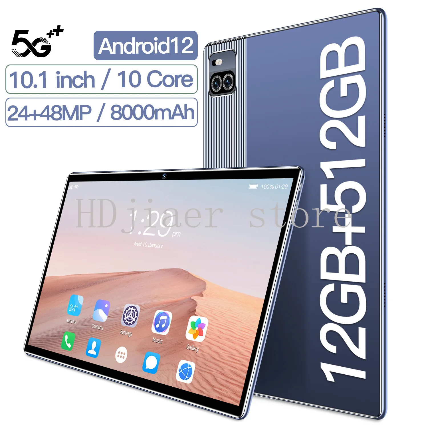 X101 Android 10 inch tablet, eight core 4G, full network 5G WIFI, dual card, dual standby