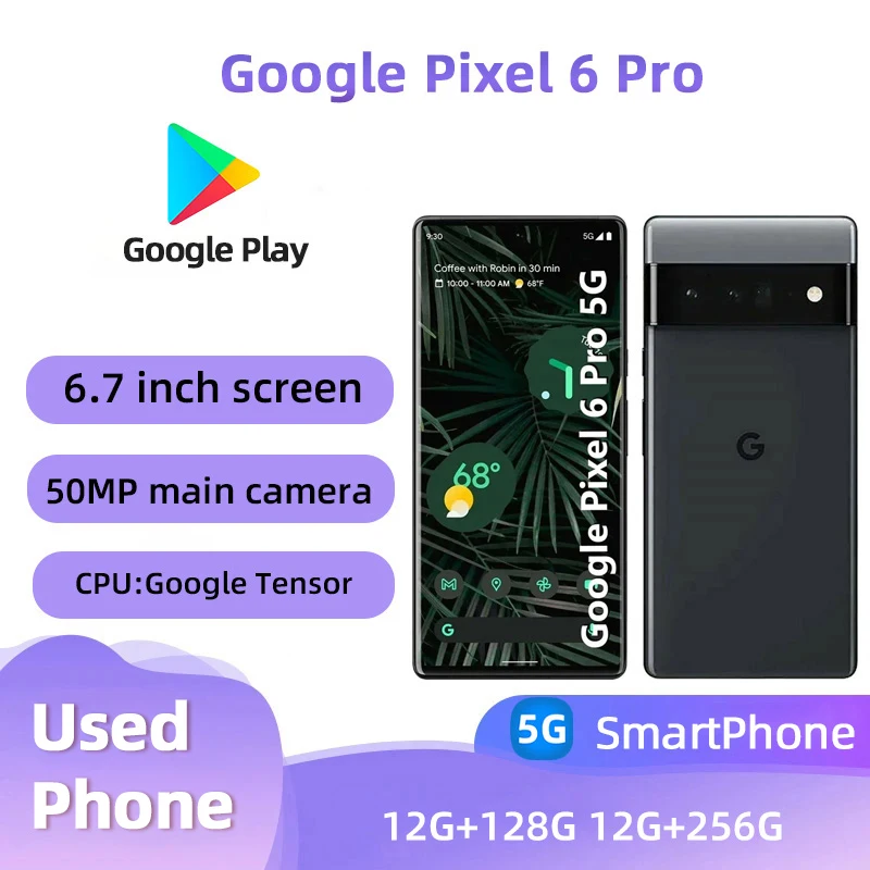 Google Pixel 6 Pro 5G Unlocked Mobile Phone 6.7