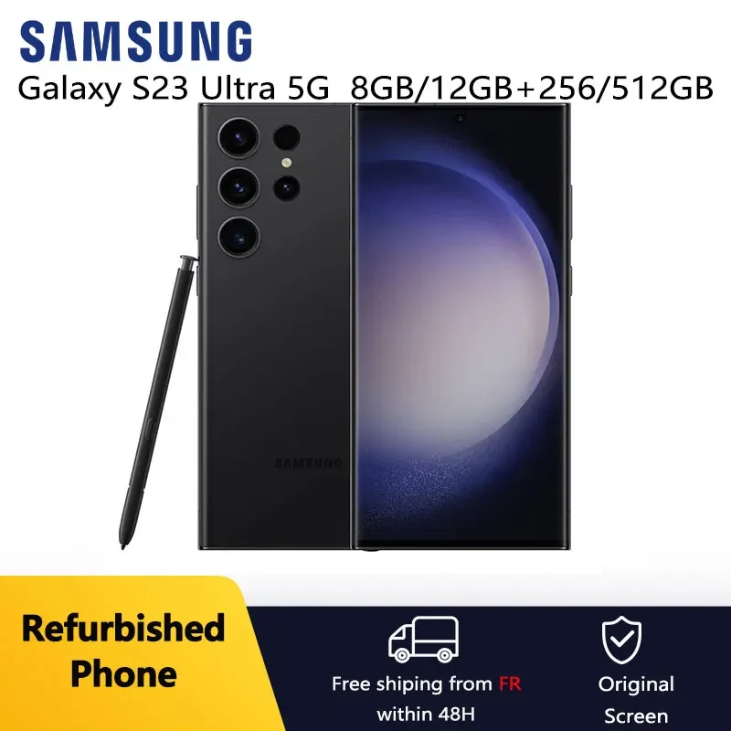 Refurbished Samsung Galaxy S23 Ultra 5G Original 6.8