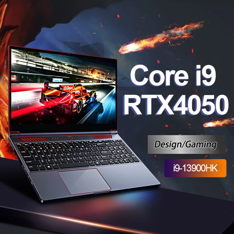 S6 Gaming Laptop 16.1 Inch 4800mah Intel Core i9-13900HK RTX4050 6G notebook 64GB 2*DDR5 2*M.2 4TB 144 Hz PCI-E Business laptops