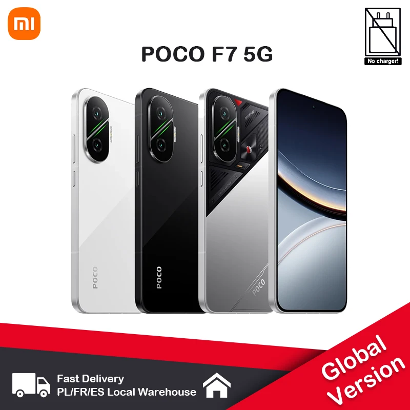 POCO F7 5G NFC Smartphone Without Snapdragon Charging Head®8 Gen4 6500mAh Ultra-bright 6.83
