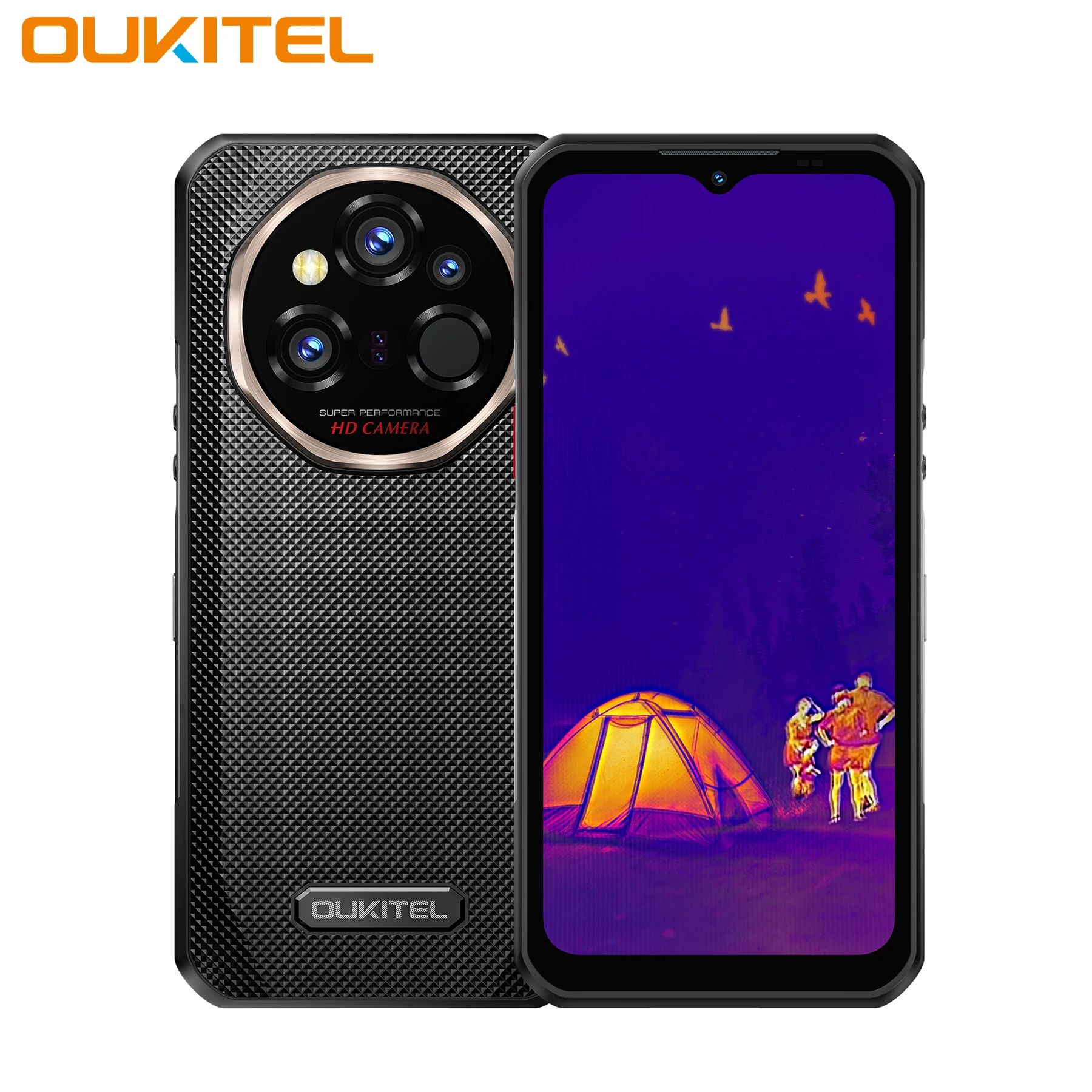 [World Premiere] OUKITEL WP55 Ultra Rugged Phone – Thermal Imaging 5G MTK 7025,11000mAh,48+512GB,108MP 6.6