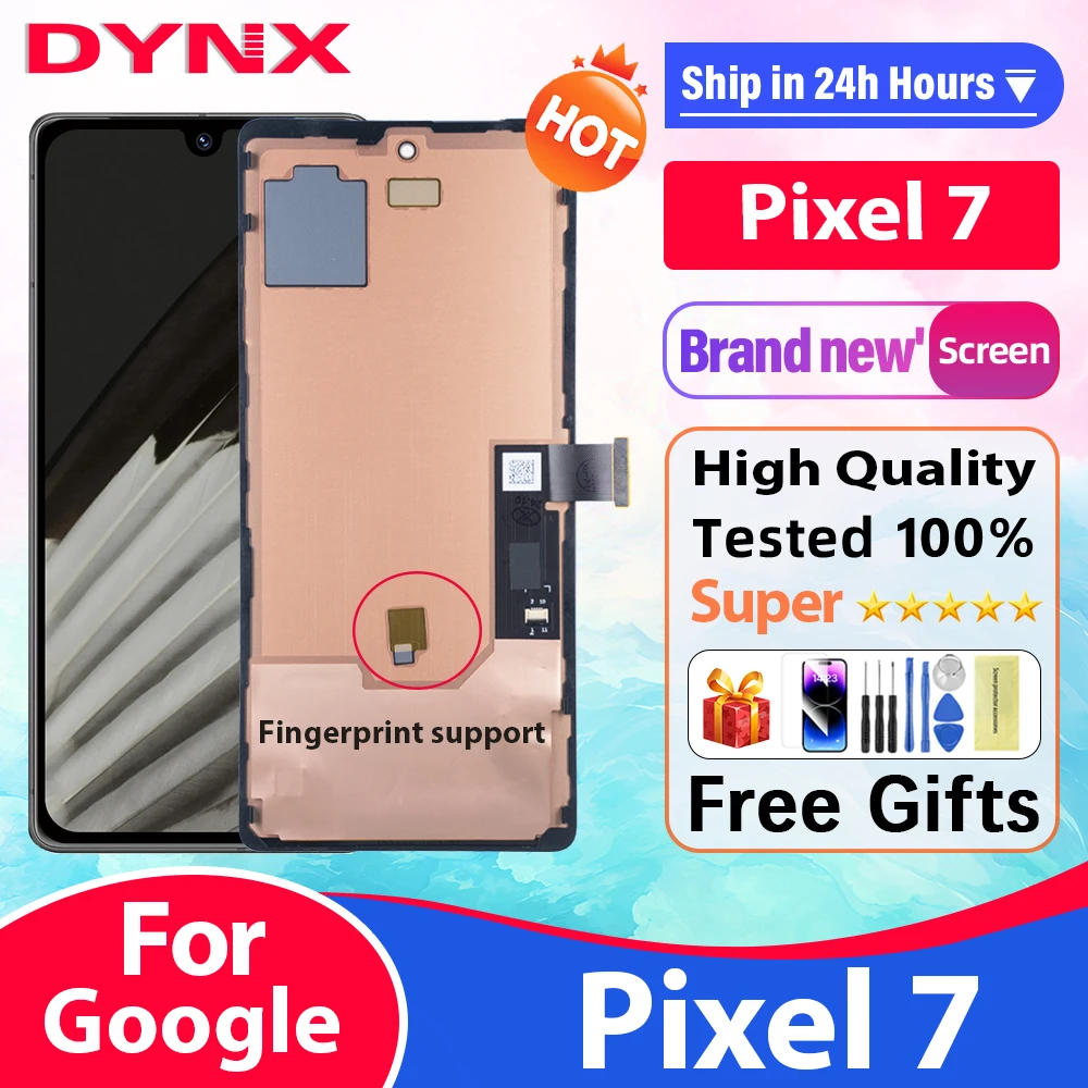 100% Test 6.3” For Google Pixel 7 LCD Display GVU6C GQML3 GO3Z5 Digitizer Assembly Touch Screen Replacement