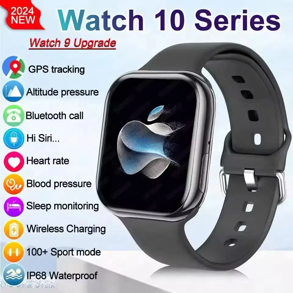 2025 GPS Smart Watch Women Series 10 Screen Bluetooth Call Heart Rate Blood Pressure Men Smartwatch for Apple Watch IWO Watch 10