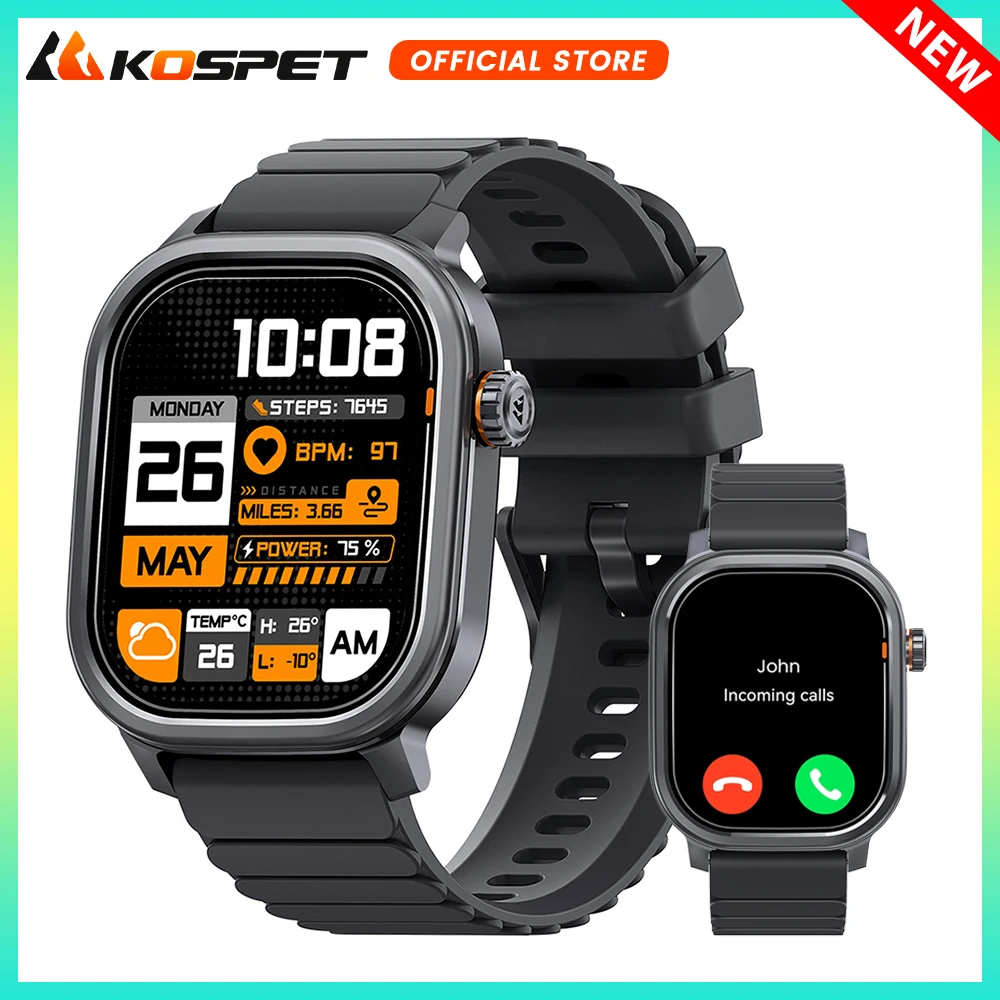 Original KOSPET PULSE Smart Watch Men Women 1.96