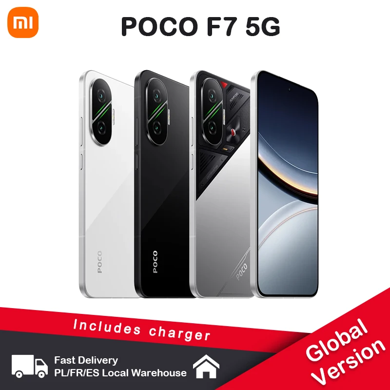 POCO F7 5G NFC Snapdragon Smartphone®8S Gen 4 Battery 6500mAh 90W 6.83 1.5 K 120Hz AMOLED Camera 50MP