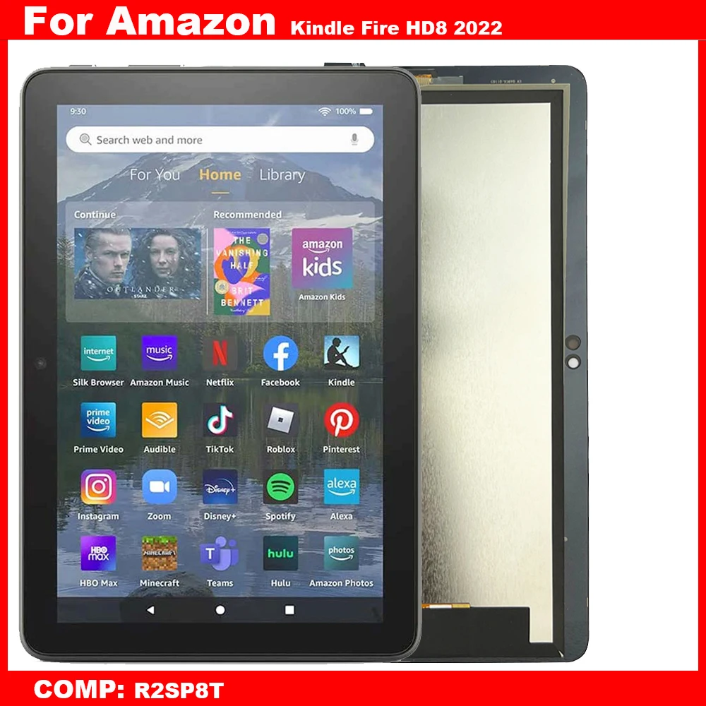NEW For Amazon Fire HD 8 2022 12th Gen 8.0