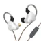 White with mic