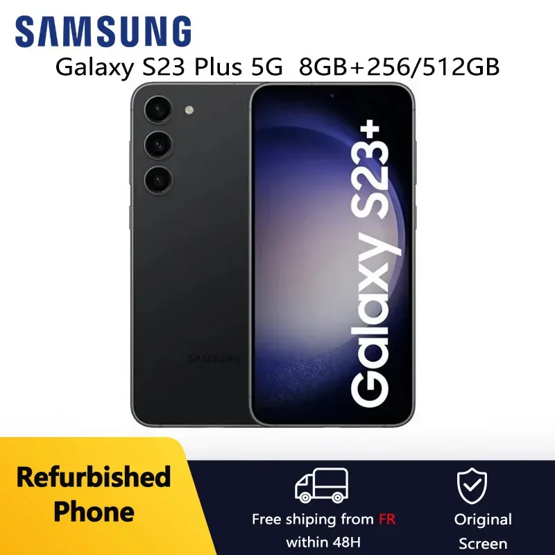 Refurbished Samsung Galaxy S23 Plus S23+ 5G Original 6.6