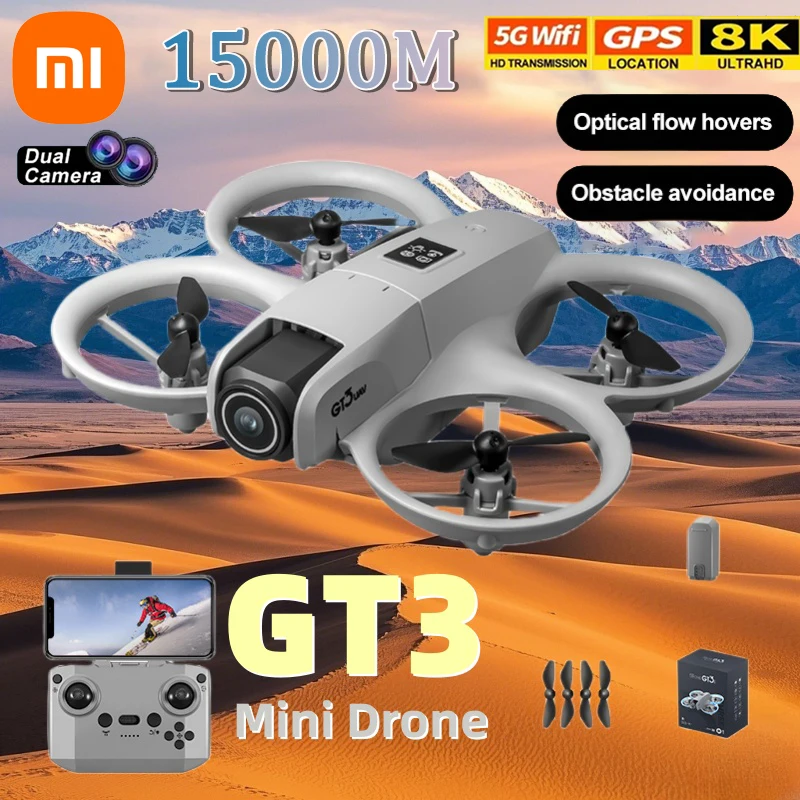 Xiaomi GT3 Drone 8K HD Dual Camera GPS 5G Professional Aerial Photography Remote Control Aircraft with VR Glasses Quadcopter UAV