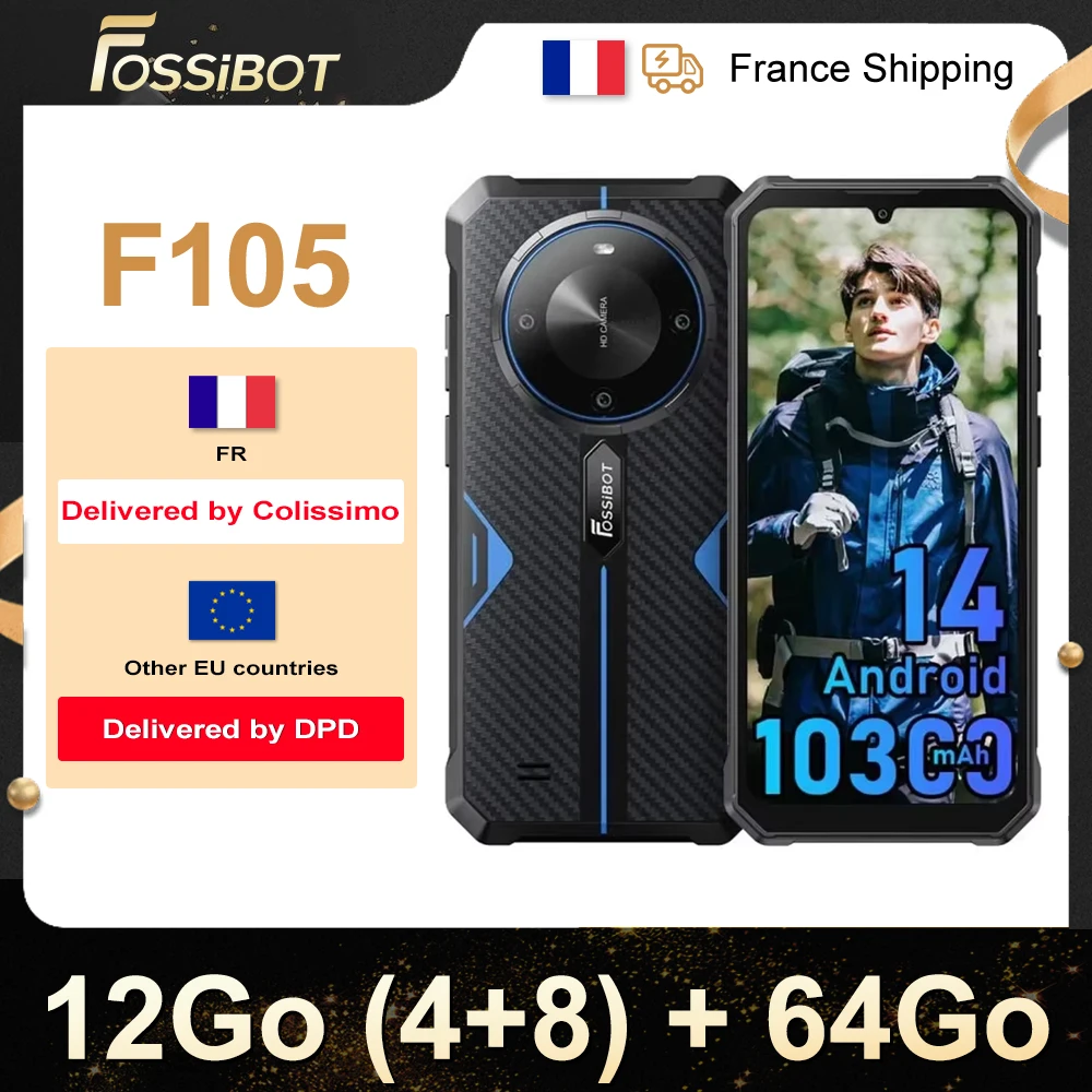 FOSSiBOT F105 Rugged Smartphone 6.745