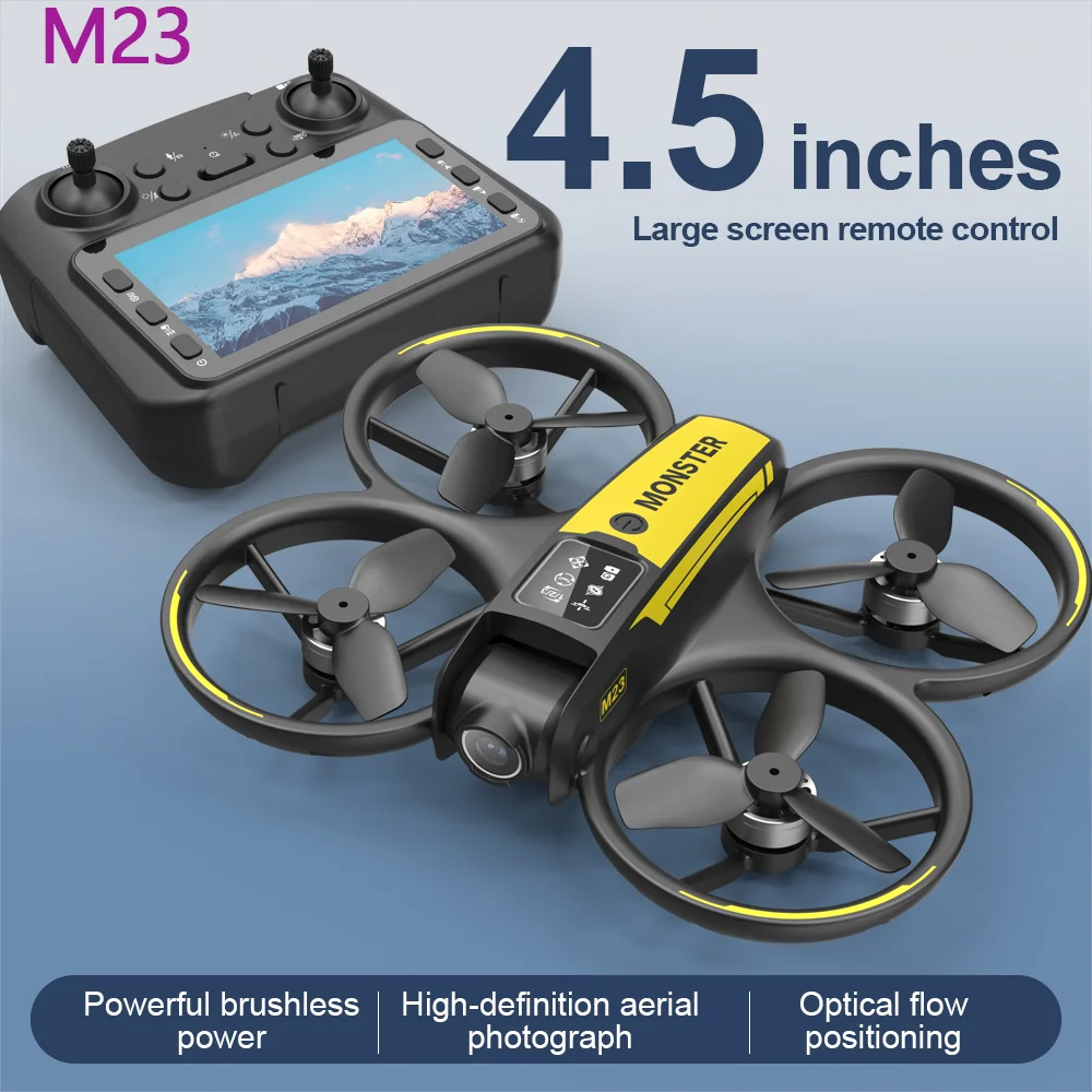 New 2025 M23 Drone   Professional 4K Dual Lens with Screen Control 360 Degree Stunt Flip One-Button Take-off and Landing New