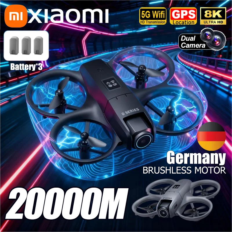 Xiaomi D16 Drone 8K Aerial HD Profesional Dual Camera Optical Flow Positioning Intelligent Avoidance Bushless Power GPS Drone