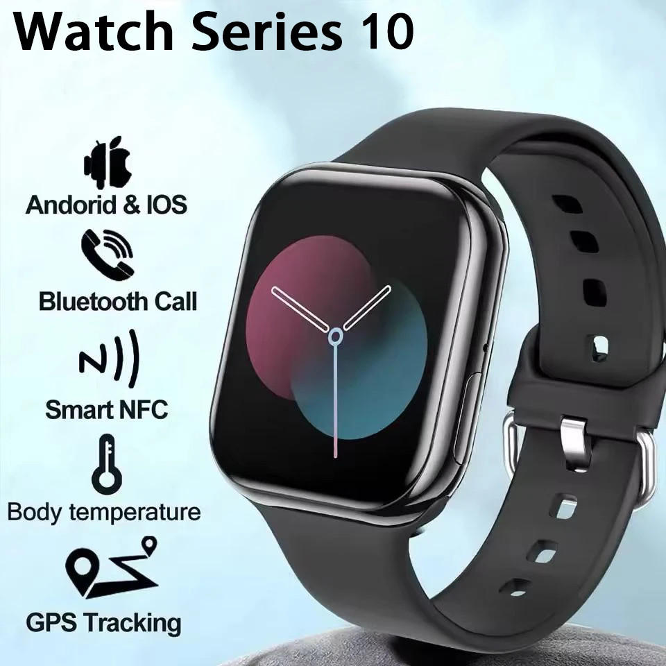2026 GPS Smart Watch Series 10 For Apple Watch 10 DT Memory Music Video Bluetooth Call Waterproof NFC Smartwatch For Android IOS