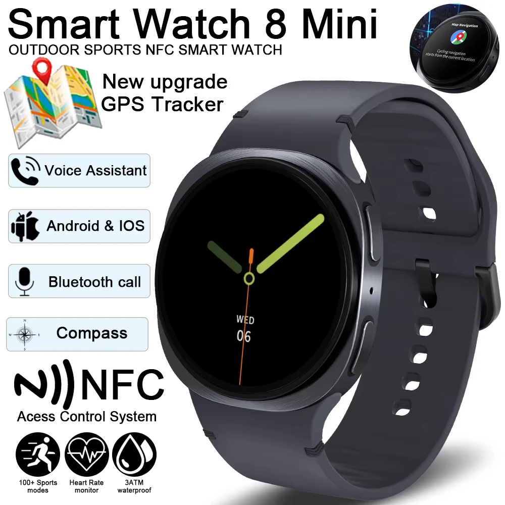 2026 New Galaxywatch Ultra 8 Ladies SmartWatch Compass IP68 waterproof BT Call GPS map navigation Men SmartWatch For Android IOS