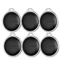 6 PCS Black
