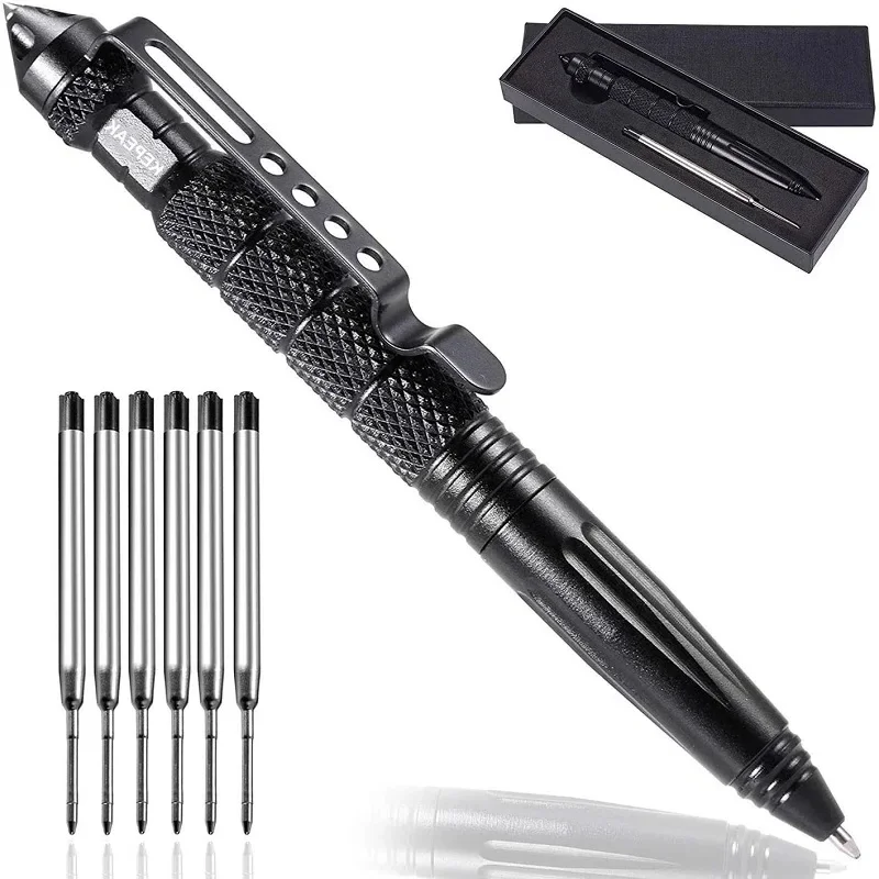 Outdoor Defensa Personal Pen Outdoor Sports Camping Self-defense Supplies Multifunctional Mini Pocket Anti-skid Signature
