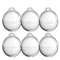 6 PCS White