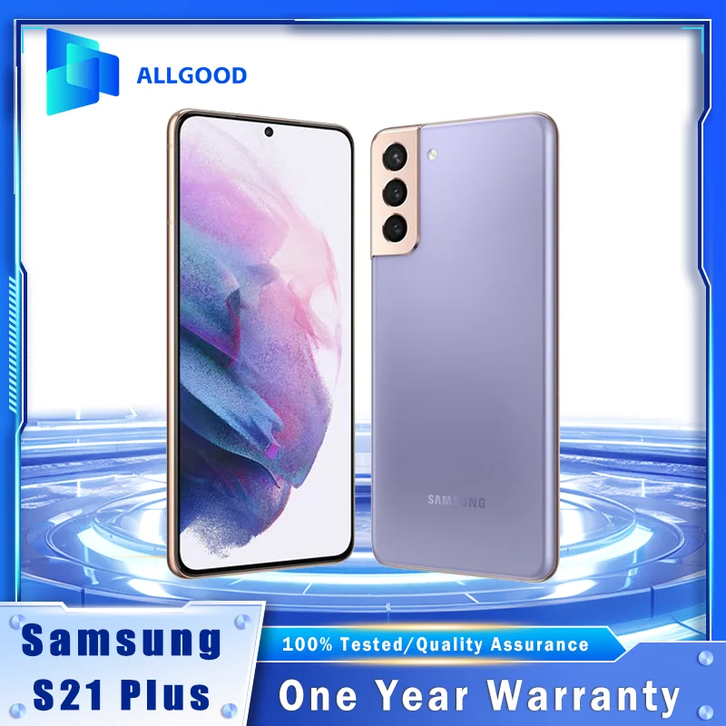 Samsung Galaxy S21 Plus 5G G996U1 6.7 Inch 8GB 128GB Snapdragon 888 64MP Triple Camera NFC Octa-Core Android CellPhone