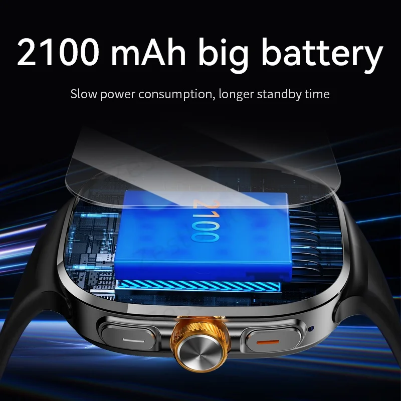 New M99 5G Cellular Version Smartwatch 2.4inch Amoled Larger Screen Android Smart Watch With Rotary Camera Sim Card Slot WIFI