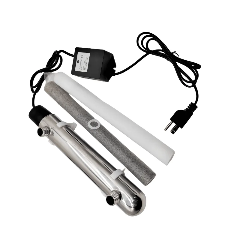 Stainless Steel UV Water Sterilizer Ultraviolet Tube Lamp Direct Drink Disinfection Filter Aquarium Fish Tank Purifier