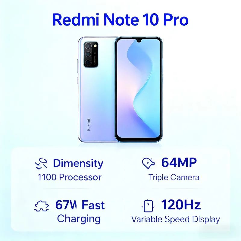 Xiaomi Redmi Note 10 Pro Smartphone 6.6