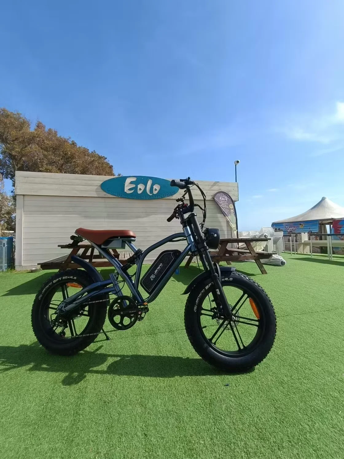 Ebike Jansno X50 750W brushless DC 48V 17Ah detachable battery 20 * 4-inch fat tire mountain electric bicycle