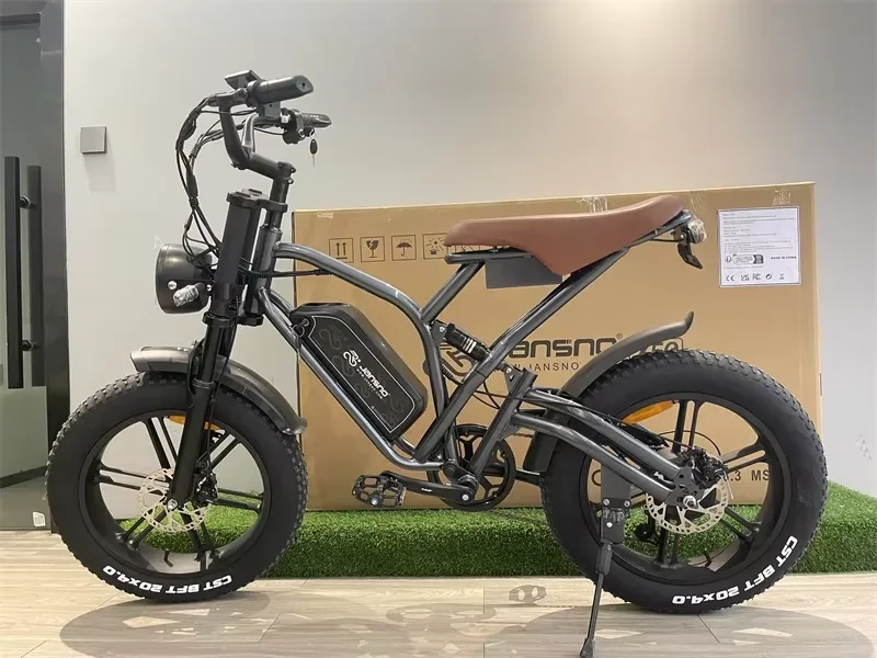 Ebike jansno X50 750W 48V14AH Fat Tire Electric Bike Beach Cruiser Off-Road Electric Bike Adult City Mountain Electric Bike