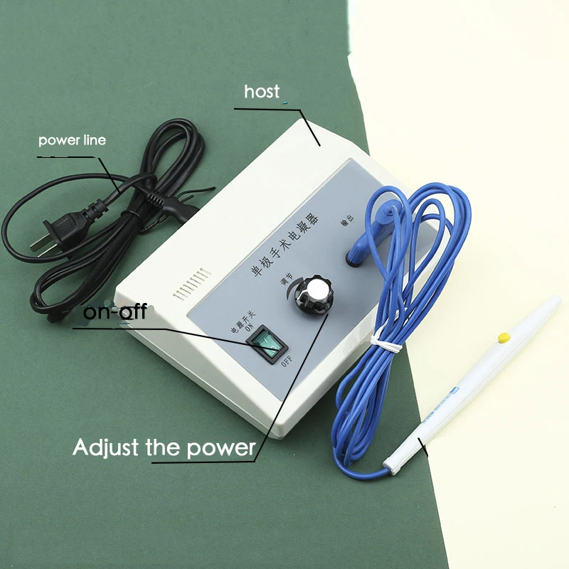 Table Electric Coagulation Pen Head Hemostatic Device For Double Eyelid Surgery Tool Fully Cut Wire Spring Fittings Handle Conne