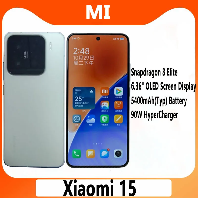 Xiaomi 15 Smartphone CN Version Snapdragon 8 Elite Leica 6.36